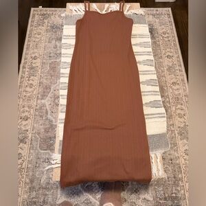 Elegant Brown Women's Dress